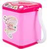 FUNOMOCYA Mini Lavatrice Elettrica Giocattolo, Macchina Pulizia Spugnette Trucco, Elettrodomestico Realistico per Gioco di Finzione e Sviluppo Pratico