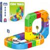 Utensy Clickrail Set Trenino Elettrico, DIY Cube Track, 3D Klickrail Pista Magnetica Macchinine, Magic Rail Block Train Blocchi Costruzioni, Percorso Gravità, Regalo Treno Elettrico per Bambini (51 Pezzi)