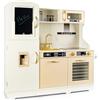 Leomark Cucina con Lavagna 107,7 × 30,2 × 97 cm con Accessori | Con lavagna cancellabile, forno, microonde, lavastoviglie, lavello, dispenser d'acqua, manopole rotanti e piano cottura