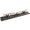 War World Gaming Posizione Difensiva con Filo Spinato Pre-Dipinta x 9 - Modellismo Ferroviario Statico Wargame Terrain Diorama Paesaggio Miniature Muro Modello Spedizione Tracciata
