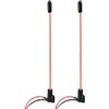 INJORA 2 Luci LED Whip Montaggio Inferiore per TRX4M, SCX24 e Altri RC Crawler 1/18 1/24