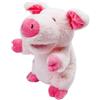 Generico Marionette a mano con animali di peluche, Marionette a mano con animali di peluche, Marionette da dito per animali di peluche adorabili da 9,84 pollici, Marionette di peluche con bocca apribile per ra