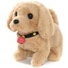 LICHENGTAI Cane Giocattolo Interattivo Cane Giocattolo che Cammina e Abbaia Elettronico Animale Domestico per Bambini, Cane Peluche Interattivo per Regalo di Compleanno