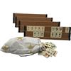 Generisch Star Game-Rummy, Romme, Okey Set, gioco da viaggio in legno (misura media 36,0 x 9,0 x 7,0 cm)