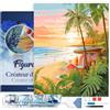 Figured'Art Diamond Painting con telaio Art 5D kit completo 40x50cm Tela già Incorniciata Interamente da Ricoprire di Diamonds Quadrati - Surf club - Pittura Diamante - Attività Creativa per Adulti