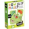 Headu - Come è fatto, giocattoli educativi, puzzle per bambini, decostruire e scoprire, gioco educativo, giochi di apprendimento, puzzle per bambini, ideale per 2-4 anni