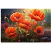 MJHKXLJ Puzzle da 1000 pezzi Mjhkxlj papaveri in fiore Puzzle in legno di qualità dell'immagine per adulti e bambini, puzzle divertenti, puzzle antistress