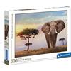 Clementoni - 35096 Collection - African Sunset - puzzle adulti 500 pezzi, Made in Italy