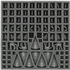 Feldherr AF030RE02 Vassoio in Schiuma da 30 mm Compatibile con Scatola da Gioco da Tavolo Compatibile con ribellione di Star Wars con 86 Fessure