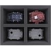Feldherr FS090A004 Vassoio in Schiuma Compatibile con Warhammer 40.000-4 Scomparti