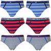 Navigare 6 Slip Ragazzo Mutanda Bimbo Bambino 10-12-14-16 Anni Varie Fantasie (21046, 16)