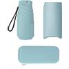 AUSDINAUTO, Mini ombrello dal design eccellente, compatto e portatile, con protezione UV, alla moda e resistente (blu marino), blu navy, Taglia unica