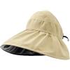HAOSEM Cappellino protezione solare da donna di modo anti-UV sunshade cap anti-ultravioletto cappuccio vuoto regolabile UPF50+visiera cappello esterno cappello da sole