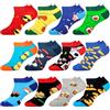 Jeasona 10/12 Paia Sneakers Calzini Uomo 43-46 in Cotone Divertente Colorati, Multicolore-1180