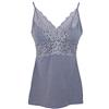 Tramonte sotto Giacca Top Canottiera Micromodal e Pizzo Simona T790 Grigio (Grigio, L/XL)