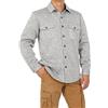 Lisskolo Camicia da uomo foderata in pile pesante Sherpa Button Up Waffle Camicie termiche con tasche, Evelina, XX-Large
