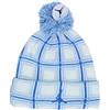NIKE Jordan Cappello Beanie da Ragazzi Holiday Plaid Pom Bianco Codice 9A0968-001