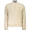 NAPAPIJRI Maglione Uomo Mezza Zip con Collo Alto, Pullover Uomo Firmato (XXL, Beige)