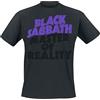 Black Sabbath Master of Reality Tracklist Uomo T-Shirt Nero XXL 100% Cotone Regular