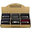 CALZE PRESTIGE (6 PAIA) Bauletto regalo "MERINO″ calze uomo lunghe a coste, 100% lana merino extrafine -100% Made in (Brescia) Italy (IT, Numero, 39, 41, Regular, Tall, A2-2blu-2fumo-1nero-1bordeaux)