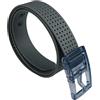 WRJAHCG Cintura Anallergica,Cintura Da Uomo in Silicone Con Fibbia in Plastica,Grigio,120CM/47.3''