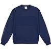 Champion Legacy C-Tech (220392) - Soft Compact Poly Fleece Crewneck Felpa, Blu Marittimo (NAVA), S Uomo FW24