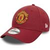 New Era Cappellino regolabile 9Forty - Manchester United rosso, Rosso, Taglia unica
