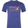 Castore ORACLE Red Bull RACING - Maglietta da bambino con grande logo Team Formula 1, ufficiale, colore: Blu, Blu Skipper, 10 anni