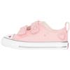 CONVERSE Scarpa con Chiusura a Strappo Rosa Baby Stampa Cuoricini 25