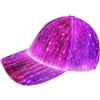 Earthradius Cappellino LED Bianco Luminoso 7 Colori Cappello da Baseball con Ricarica USB Cappucci Luminosi