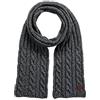 Barts Twister Scarf Sciarpa, Uomo, Nero (BLACK 0001), One Size (Taglia produttore:UNI)