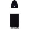 NORTH SAILS Set Regalo Uomo con Berretto e Sciarpa in Misto Cashmere e Lana