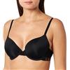 Emporio Armani Women's Contour Bra Iconic Microfiber, Bra Donna, Nero, 34B