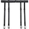 IMOMOTO Simplicity-Reggicalze Giarrettiera blet, Nero, 4 Cinghie Clip Anatra, Etichettalia Unica Donna