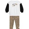 Nike Tuta da Bambina Floral Legging Bianca Taglia 5-6 A Codice 36L827-X0L
