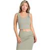Guess Top da Donna a Maniche Corte Eco Aimee Jewel Drap Top, S
