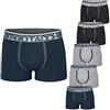 Sergio Tacchini Pack 6 Paia Boxer Uomo Assortito in Cotone Elasticizzato Art. 9002 (7)