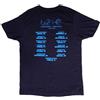 U2 - Maglietta LOGO E+I TOUR DATE - Adulto, Blu marino, XXL