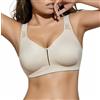 Selene Reggiseno Donna Elvira Senza Ferretto in Microfibra Preformata a Due Strati Altamente Contenitivo Ideale per Seni Abbondanti (D, Tierra, 4)
