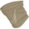 Nike Scaldacollo in pile unisex 2.0, colore kaki/cocco latte, taglia unica, N.100.0656.203.OS, marrone, Taglia unica