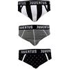 JUVENTUS 6 Slip Uomo Cotone Elasticizzato Prodotto Ufficiale Juve Art. JU11051 Assortito (XXL)