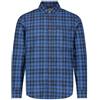 Lee Maglietta da Uomo con Bottoni, Blu, M