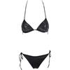 Saint Barth MC2 SAINT BARTH Top Annabelle Strass Nero - Small