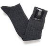 PUNTO Calze Lunghe di CASHMERE tinta unita e/o fantasia MADE IN ITALY (Grigio Chiaro, 1)