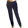 Lotto Pantalone Felpa Donna in Cotone Elasticizzato, Sportivo Pantalone Felpa Donna (XL, Nero)