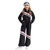 inlzdz Completo Tuta da Sci da Bambina Unisex Tute da Neve con Cappuccio Jumpsuit Inverno Caldo Pantaloni Impermeabili per attività all'aperto sugli Sci Rosa caldo 7-8 anni