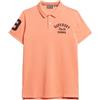 Superdry Polo da uomo Bordado con cappuccio, Soleggiato rosso corallo, M