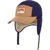 Barts Isafjord Cappellino da baseball, paraorecchie invernale da donna/uomo, chiusura posteriore, con ombrello, paraorecchie, fodera autunno/inverno autunno, blue- beige, Taglia unica