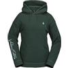 Volcom Essential Hooded Snowboard Riding Fleece Hoodie Felpa con Cappuccio, Scarab S5, Small Donna