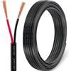 Cavo 2 Poli Rimorchio in Rame 0,75mm² 12V/24V Cavo Piatto per Auto Roulotte